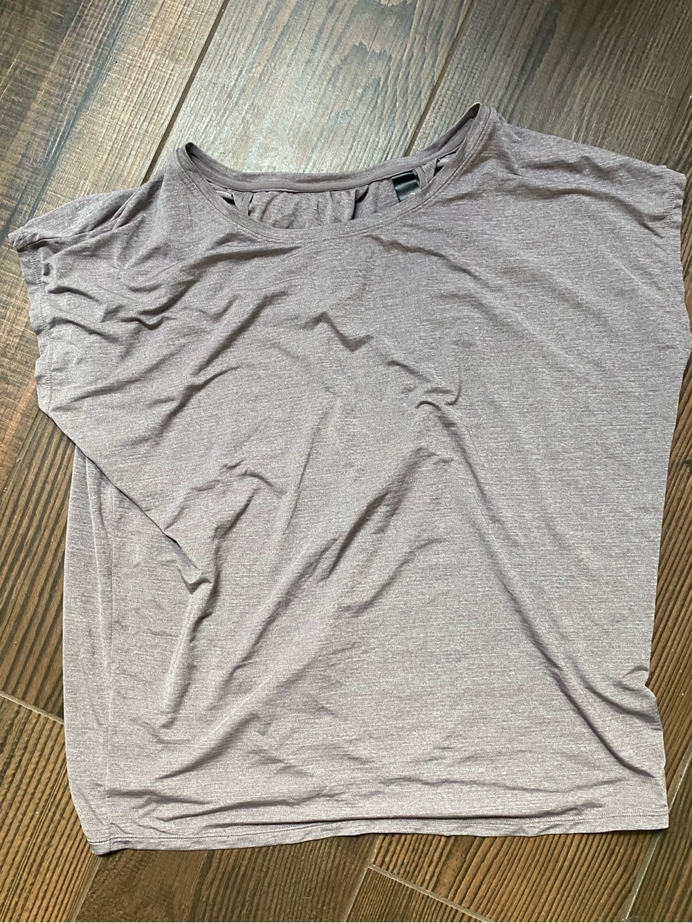 MPG Short Sleeve Scoop-Neck Tee with Cut Out in the Back